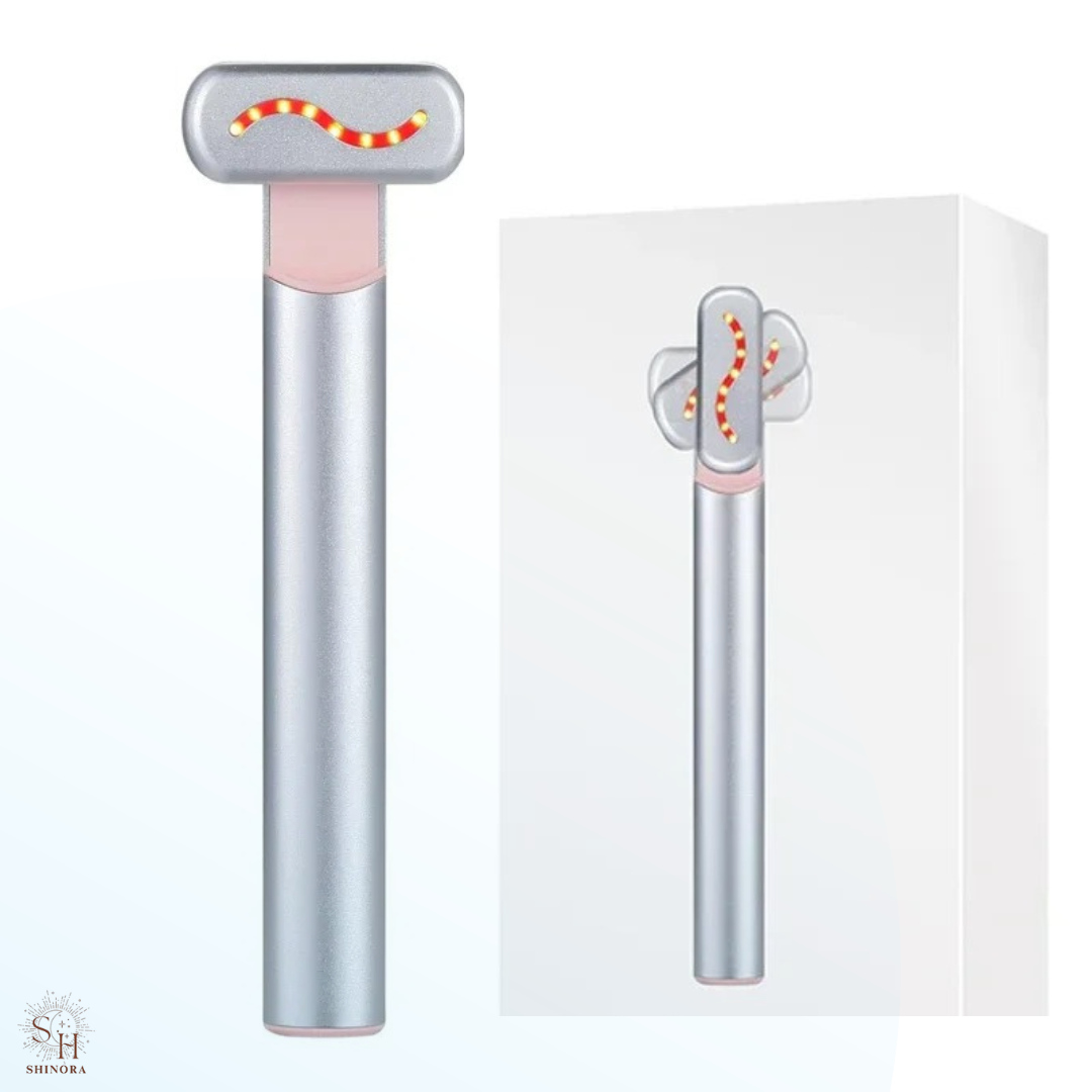 GlowLift 4-in-1 Red Light Therapy + Microcurrent Facial Wand