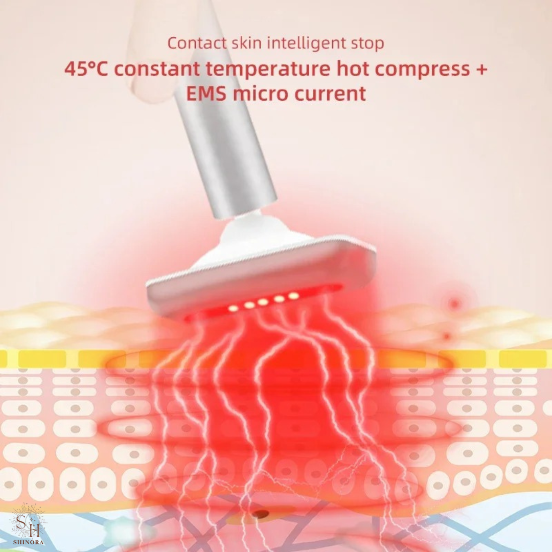 GlowLift 4-in-1 Red Light Therapy + Microcurrent Facial Wand