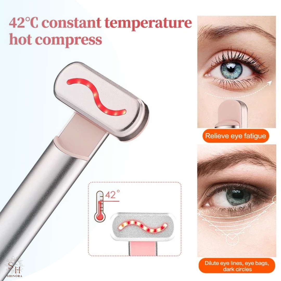 GlowLift 4-in-1 Red Light Therapy + Microcurrent Facial Wand