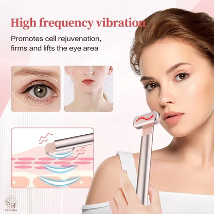 GlowLift 4-in-1 Red Light Therapy + Microcurrent Facial Wand
