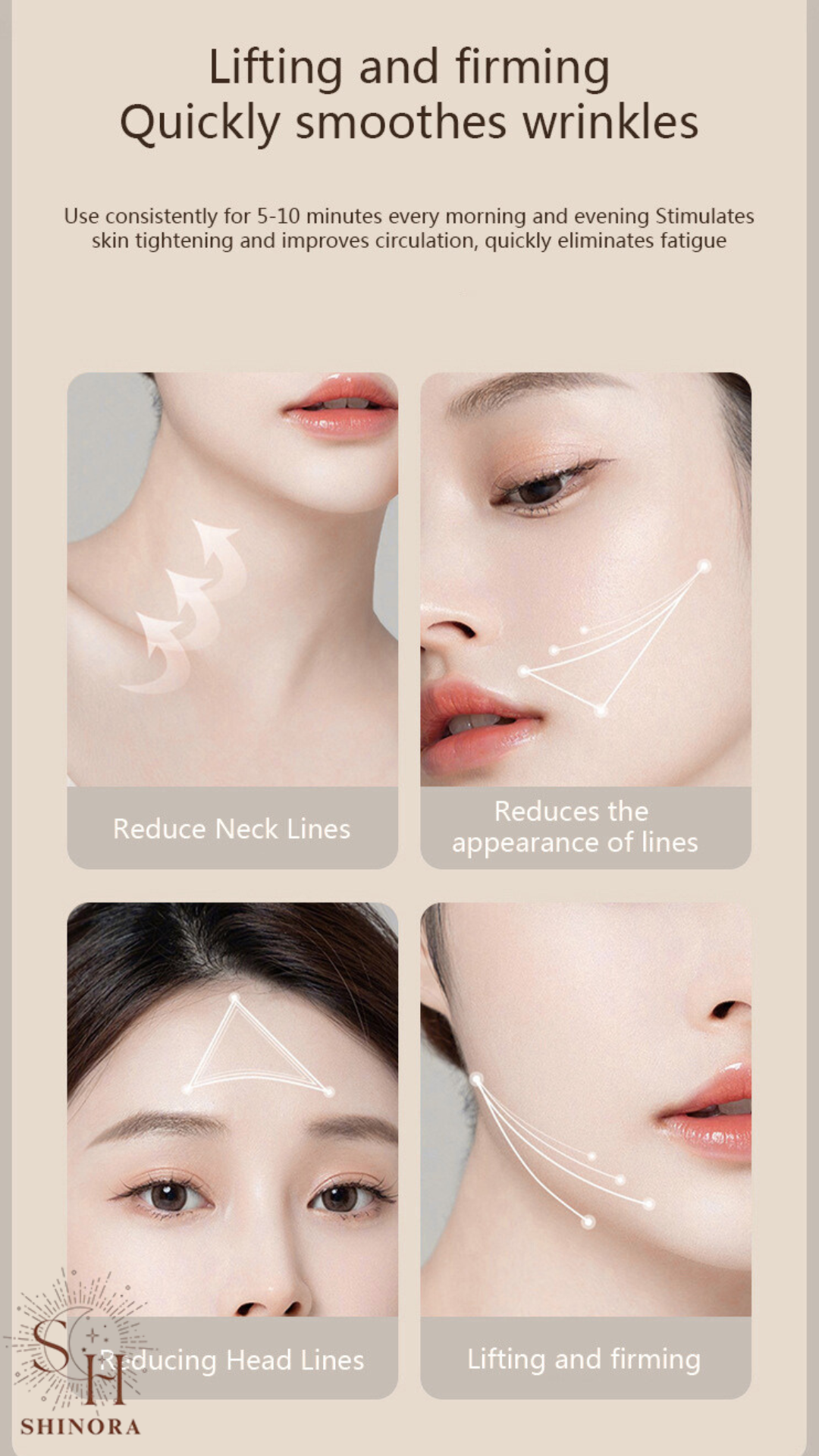 Shinora SculptLift™ Facial & Neck Toning Device